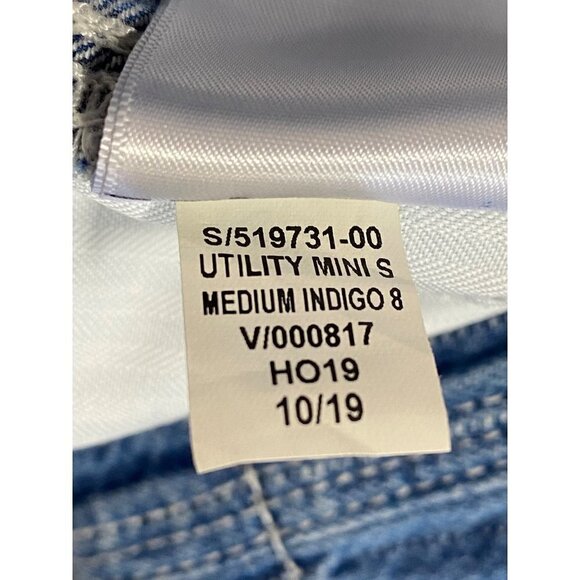 NWT Gap Striped Denim Utility Mini Skirt with Four Pockets Size 20/35 - Picture 11 of 12